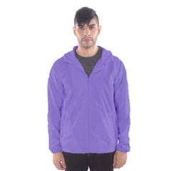 Lilac - Purple Color Design Hooded Wind Breaker (men) by picsaspassion