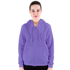 Lilac - Purple Color Design Women s Zipper Hoodie by picsaspassion