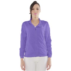 Lilac - Purple Color Design Wind Breaker (women) by picsaspassion