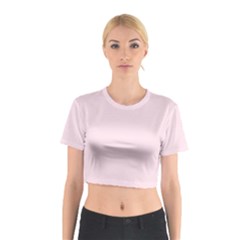 Pink Color Design Cotton Crop Top