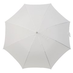 White Color Design Straight Umbrellas by picsaspassion