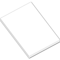 White Color Design Large Memo Pads