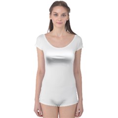 White Color Design Boyleg Leotard  by picsaspassion