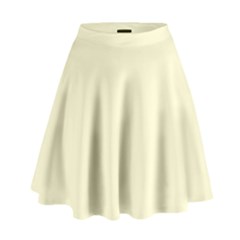 Yellow Color Design High Waist Skirt by picsaspassion