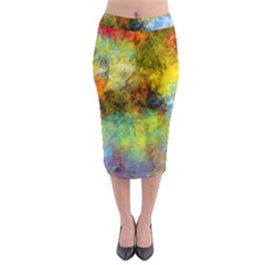 Lagoon Midi Pencil Skirt