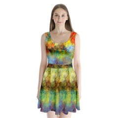 Lagoon Split Back Mini Dress 