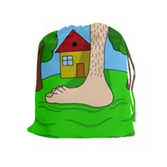 Giant Foot Drawstring Pouches (extra Large)