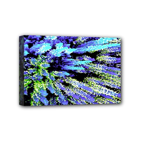 Colorful Floral Art Mini Canvas 6  X 4  by yoursparklingshop