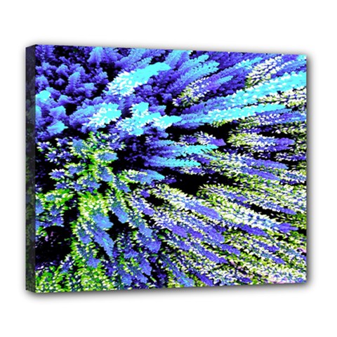 Colorful Floral Art Deluxe Canvas 24  X 20   by yoursparklingshop