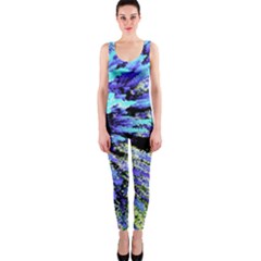 Colorful Floral Art Onepiece Catsuit by yoursparklingshop