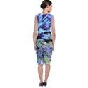 Colorful Floral Art Classic Sleeveless Midi Dress View2