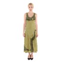 Stylish Gold Stone Sleeveless Maxi Dress View1