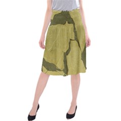 Stylish Gold Stone Midi Beach Skirt