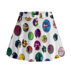 Play With Me Mini Flare Skirt