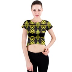 Razz Crew Neck Crop Top by MRTACPANS