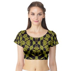 ;k (2)nh Short Sleeve Crop Top (tight Fit) by MRTACPANS