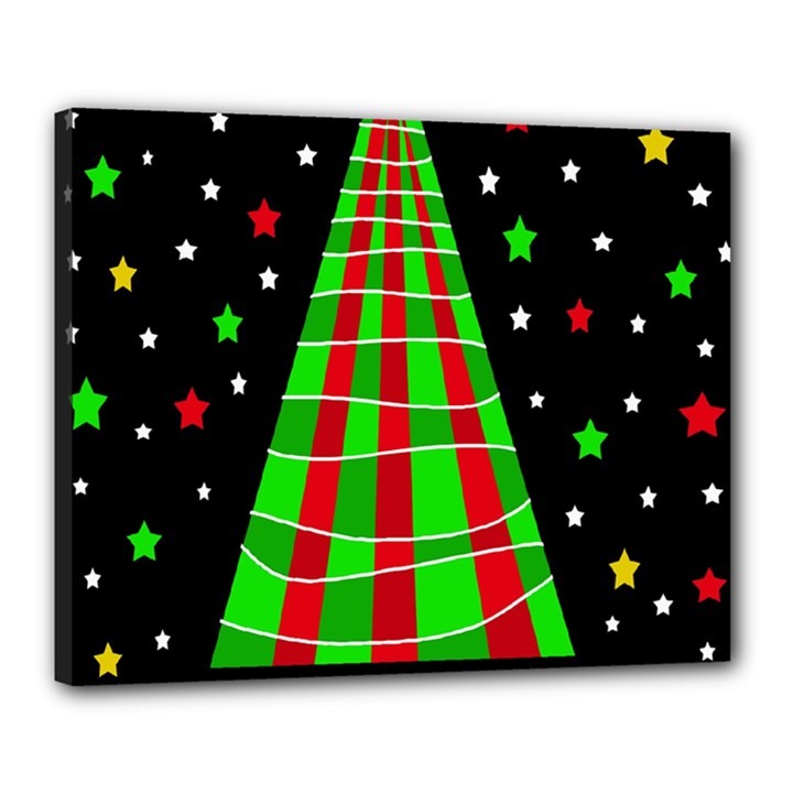 Xmas tree  Canvas 20  x 16 