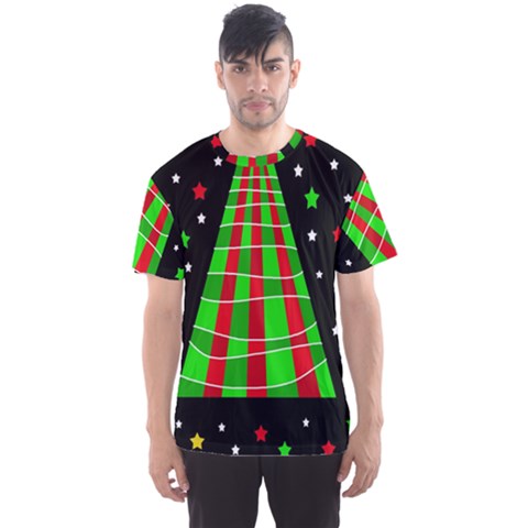 Xmas Tree  Men s Sport Mesh Tee by Valentinaart