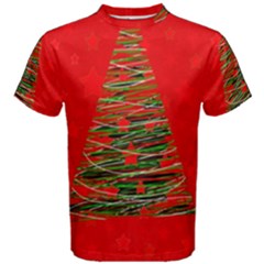 Xmas Tree 3 Men s Cotton Tee by Valentinaart