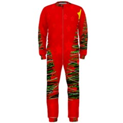 Xmas Tree 3 Onepiece Jumpsuit (men)  by Valentinaart