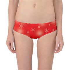 Red Xmas Desing Classic Bikini Bottoms by Valentinaart