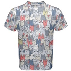 Cats Family  Men s Cotton Tee