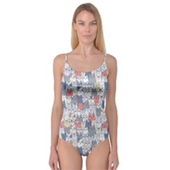 Cats Family  Camisole Leotard 