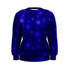 Blue Xmas Design Women s Sweatshirt by Valentinaart