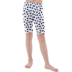 Black Cats  Kids  Mid Length Swim Shorts by kostolom3000shop