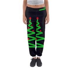 Simple Xmas Tree Women s Jogger Sweatpants by Valentinaart