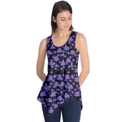 Palm Trees Motif Pattern Sleeveless Tunic