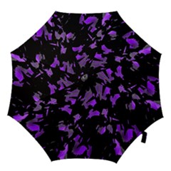 Painter Was Here - Purple Hook Handle Umbrellas (medium) by Valentinaart