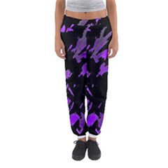 Painter Was Here - Purple Women s Jogger Sweatpants by Valentinaart