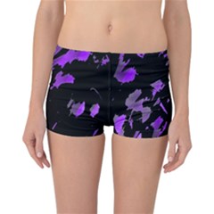 Painter Was Here - Purple Reversible Boyleg Bikini Bottoms by Valentinaart