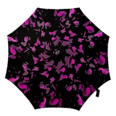 Painter Was Here - Magenta Hook Handle Umbrellas (large) by Valentinaart