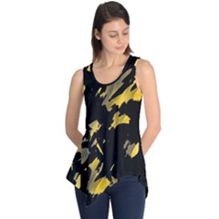 Painter Was Here - Yellow Sleeveless Tunic by Valentinaart