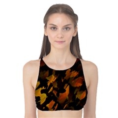 Abstract Autumn  Tank Bikini Top by Valentinaart