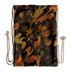 Abstract Autumn  Drawstring Bag (large) by Valentinaart