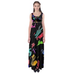 Painter Was Here Empire Waist Maxi Dress by Valentinaart