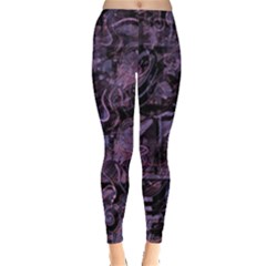 Purple Town Leggings  by Valentinaart