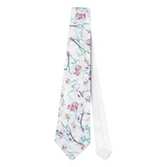 Intricate Floral Collage  Neckties (one Side) 