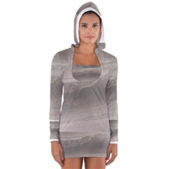 Slatescape  Women s Long Sleeve Hooded T-shirt