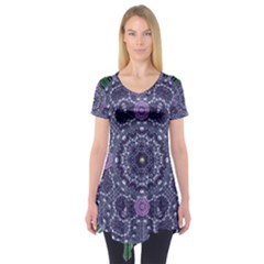 Star Of Mandalas Short Sleeve Tunic 