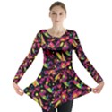 Colorful dragonflies design Long Sleeve Tunic  View1