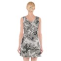 WINTER CAMOUFLAGE V-Neck Sleeveless Skater Dress View2