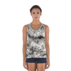 Winter Camouflage Women s Sport Tank Top 