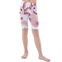 Axolotl Natural Kids  Mid Length Swim Shorts