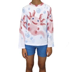 Axolotl Natural Kids  Long Sleeve Swimwear