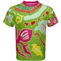 Green Organic Abstract Men s Cotton Tee View1