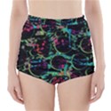 Graffiti style design High-Waisted Bikini Bottoms View1